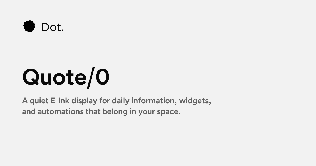 Dot | Quote/0